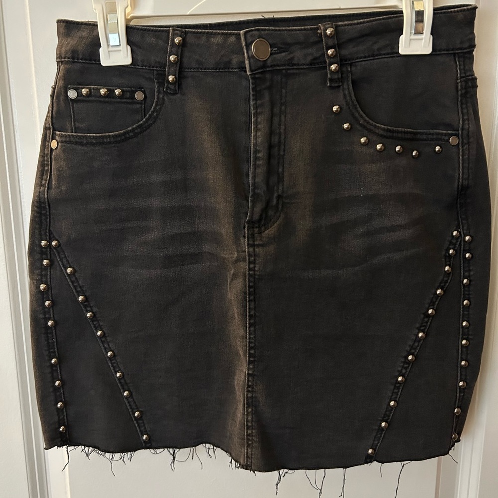Large studded skirt